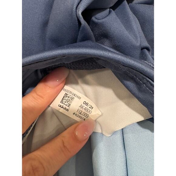 Adidas Aeroready Size 16 Girls Ombre Blue/Pink 7/8 Athletic Tights - Picture 6 of 9